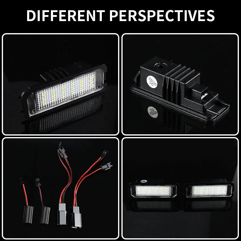 2Pcs For Porsche Cayenne 958 92A 2011 2012 2013 2015 2015 2016 2017 2018 2019 2020 2021 2022 LED Number License Plate Lights
