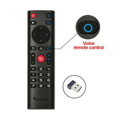 BPR3S PLUS BT Air Mouse Voice Function IR learning TV 2.4G Wireless Remote Controller With Gyroscope for Android TV Box/PC