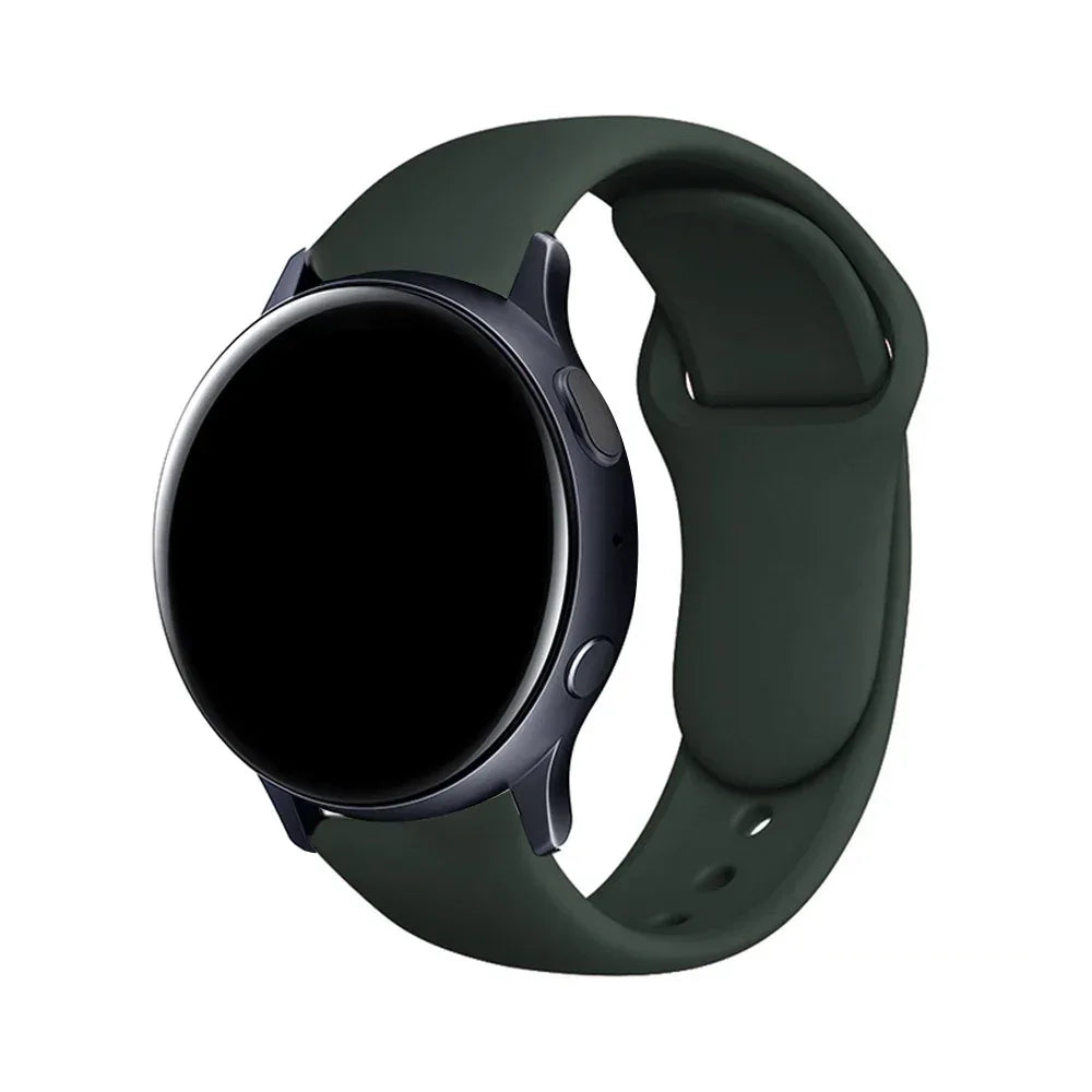 18mm 20mm 22mm Women Silicone Smart Watch Strap Wristband For Garmin Venu 3S 2S Forerunner 165 265S 255 Bracelet Watchband
