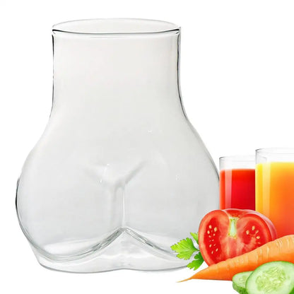 1pc Butt Drinking Cups 450ml Transparent Borosilicate Glass Coffee Mug Funny Coffee Mug Glass Women Body Ass Cup Milk Water Mugs
