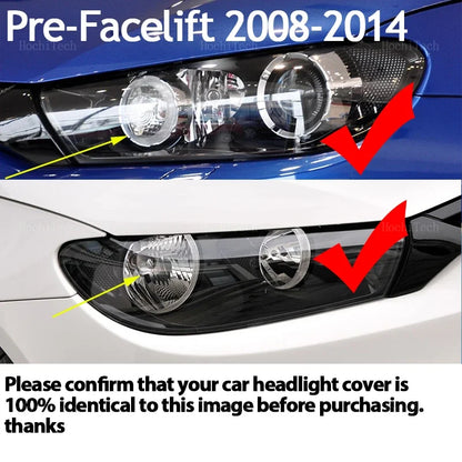 Head Lights Cover For Volkswagen VW Scirocco pre-facelift 08-14 Transparent Housing Front Headlights Lens Shell Glass Lampcover