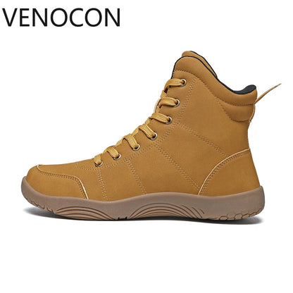 VENOCON Adult Barefoot Combat Sneakers Winter Man Men's Wide Toe Nose Walking Hiking Trail Boots Shoes Footwear For Women