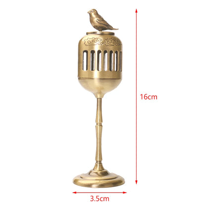 Magpie Hollow Lamp Sandalwood Fragrance Censer Smoking Backflow Incense Holder Tea House Ornaments Study Room Home Decor