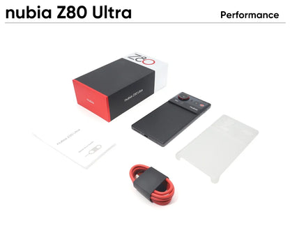 nubia Z80 Ultra 5g Smartphone Global Version Snapdragon 8 Elite Gen 5 6.85'' 144Hz OLED Display 7200mAh 80W Fast Charging 64Mp