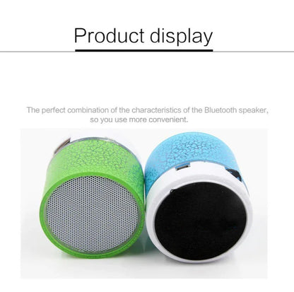 Bluetooth Mini Speaker Wireless Speaker Colorful LED TF Card USB Subwoofer Portable MP3 Music Sound Column For PC Phone