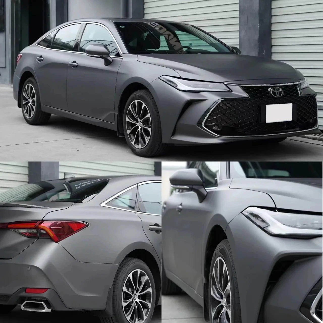 Grey Gold White Matt Black Matte Vinyl Wrap Film Color Change Films Air Drain Tech Waterproof Motorcycle Car Sticker Wraps Foil