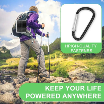 Solar Panel 10W With USB Waterproof Outdoor Hiking And Camping Portable Battery Mobile Phone Charging Bank Charging Panel 6V