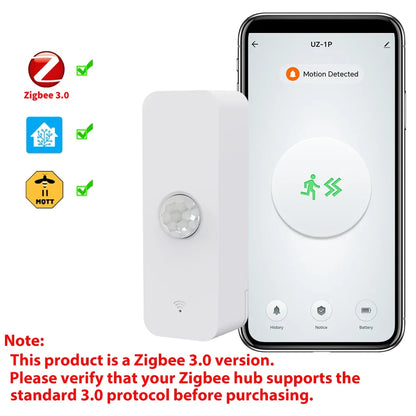 WiFi Zigbee PIR Motion Sensor Smart Home Human Body Infrared Detector Security Smart Life Works With Alexa Google Home