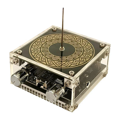Mini Tesla Coil with Bluetooth Music Sync Adjustable Arc Length Touchable Safe Low-Voltage Design RGB Light Show