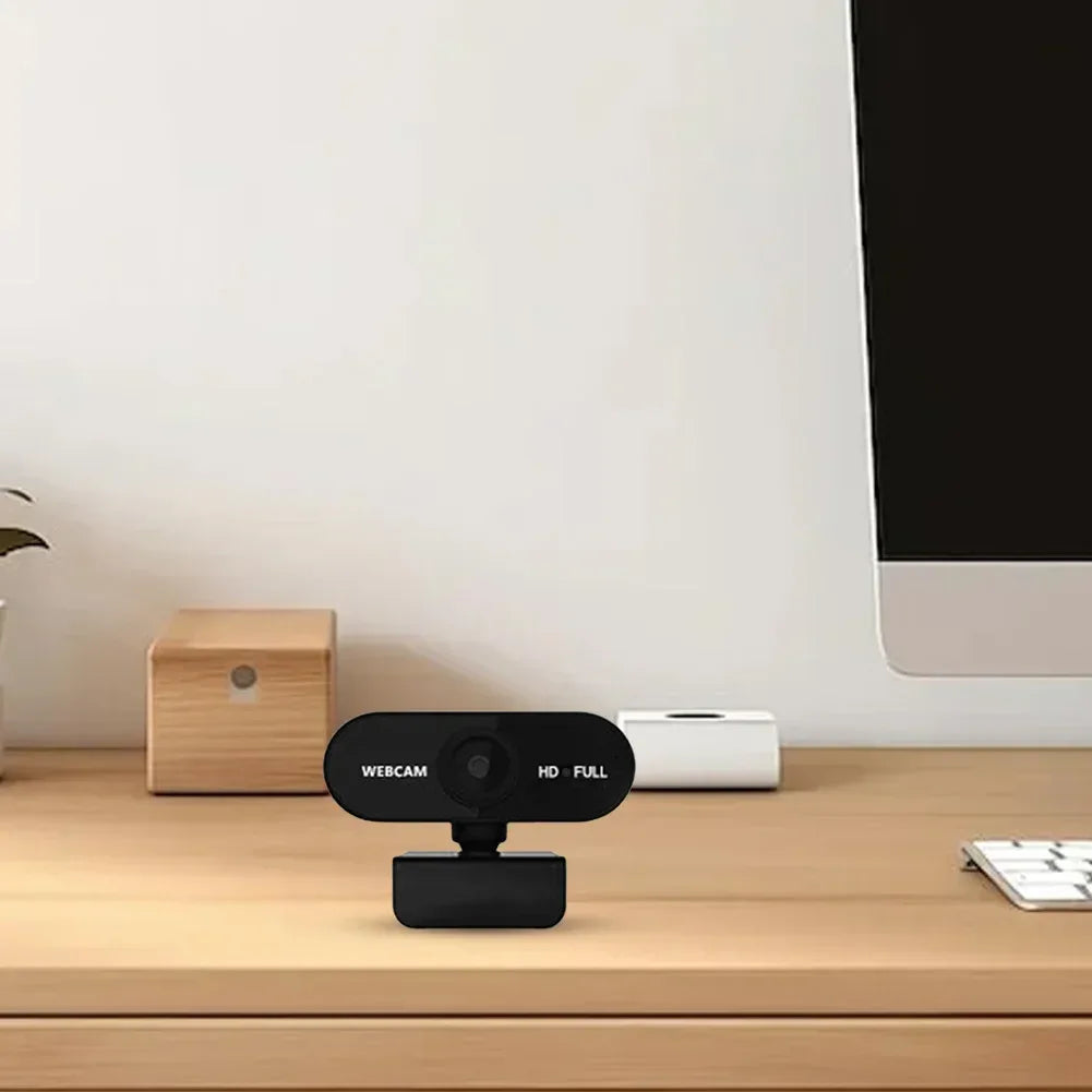 USB HD 1080P/2K Web Camera Plug and Play with Microphone Business Webcam Autofocus for PC/Laptop Conferencing and Video Calling