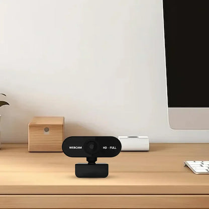 USB HD 1080P/2K Web Camera Plug and Play with Microphone Business Webcam Autofocus for PC/Laptop Conferencing and Video Calling