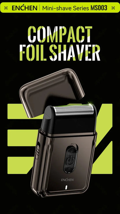 ENCHEN MS003 Compact Foil Shaver With POP-UP Precision Trimmer Type-C Charging With Indicator 7000RPM Strong Motor