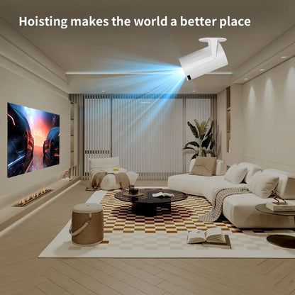 Salange X8Mini Native 720P Android 4K Projector with Lifetime Free TV Channels WiFi6 BT5 Video Projector Coolita OS Home Cinema