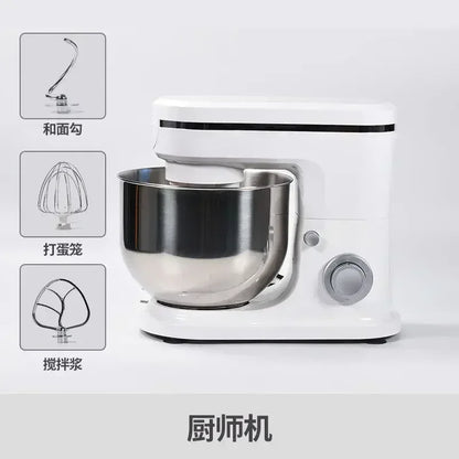 Small Home Automatic Kitchen Machine 220V Bread Mixer Dough Mixer Aid Commercial Stand Spiral Mixer Robot Cake.Stand 220V