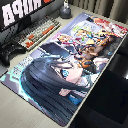 Game Blue Archive Mousepad Mouse Mat Desk Mat With Pad gaming accessories Prime Gaming XXL 1200x600x5mm Keyboard Pad