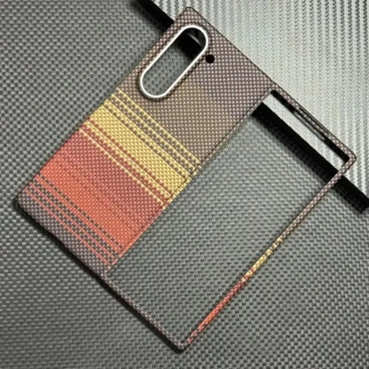 For Magsafe Magnetic Case For Samsung Galaxy Z Fold 6 Fold 7 5G Aramid Carbon Fiber Ultra-Thin Cover for Galaxy Z Fold 5 4 Case