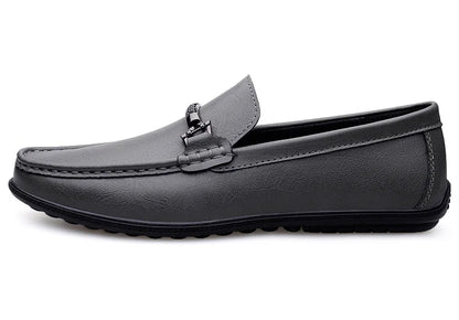 Men Loafers Slip on White Leather Shoes Casual Fashion Luxury Shoes Designer Italian Brand Loafer Moccasins Four Seasons