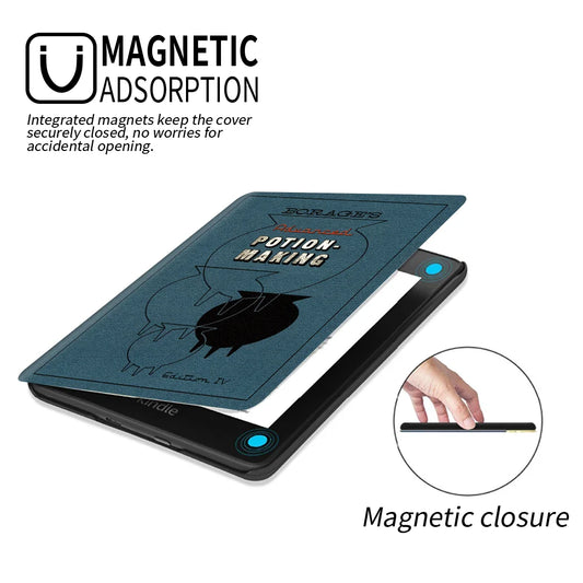 Twosheep Kindle protective cover, suitable for Kindle paperwhite 12th Gen 7inch and kindle 11th Gen, with flip unlocking case