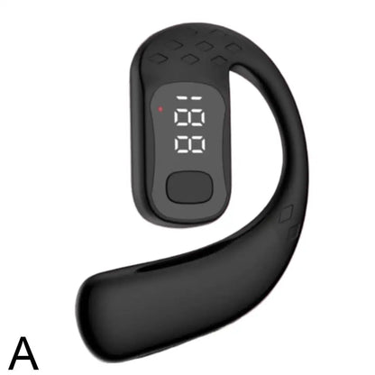 Wireless Bluetooth 5.4 Earphone Long Standby Ear Hook,Business HD Calling Mic Surround Sound Waterproof Earbud Outdoor