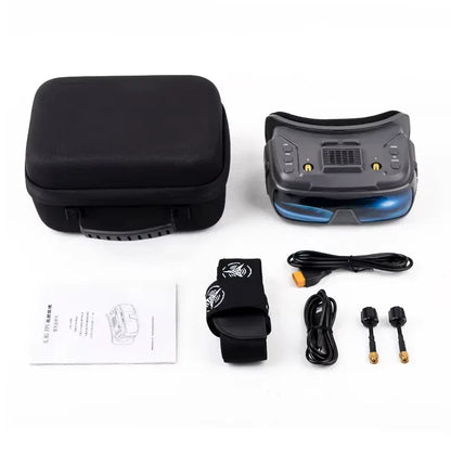 FPV Goggles 3.5 inch Goggles VR200 5.8G Analog with DVR 40CH 1024*600px IPS Screen Support for Analog FPV Racing Drone