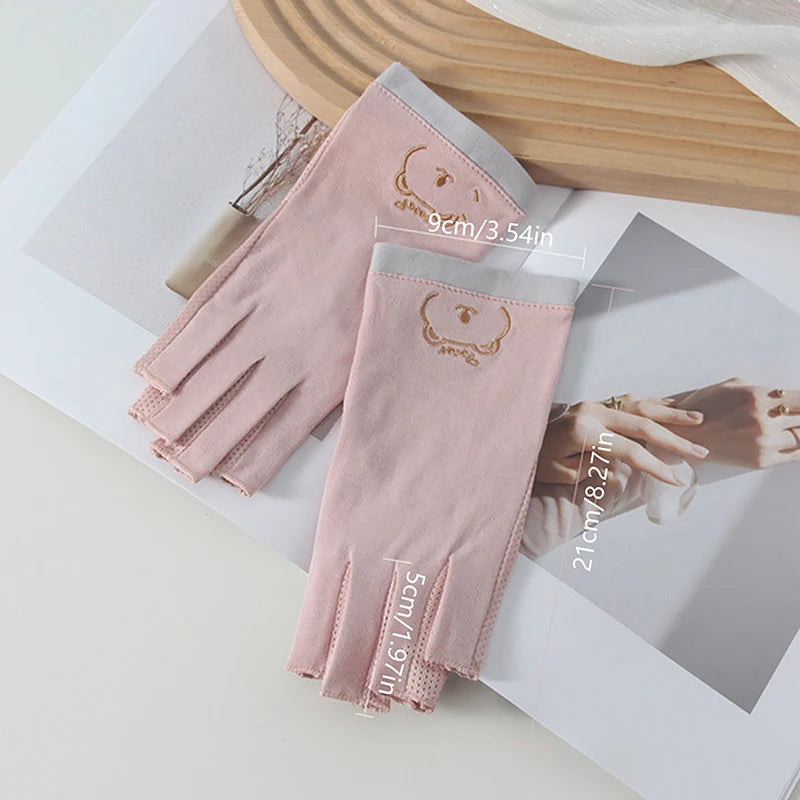 1 Pair Anti UV Nail Gloves UV Gel Shield Glove Fingerless Manicure Nail Art Tools LED Lamp Nails Dryer Radiation Hand nail tools