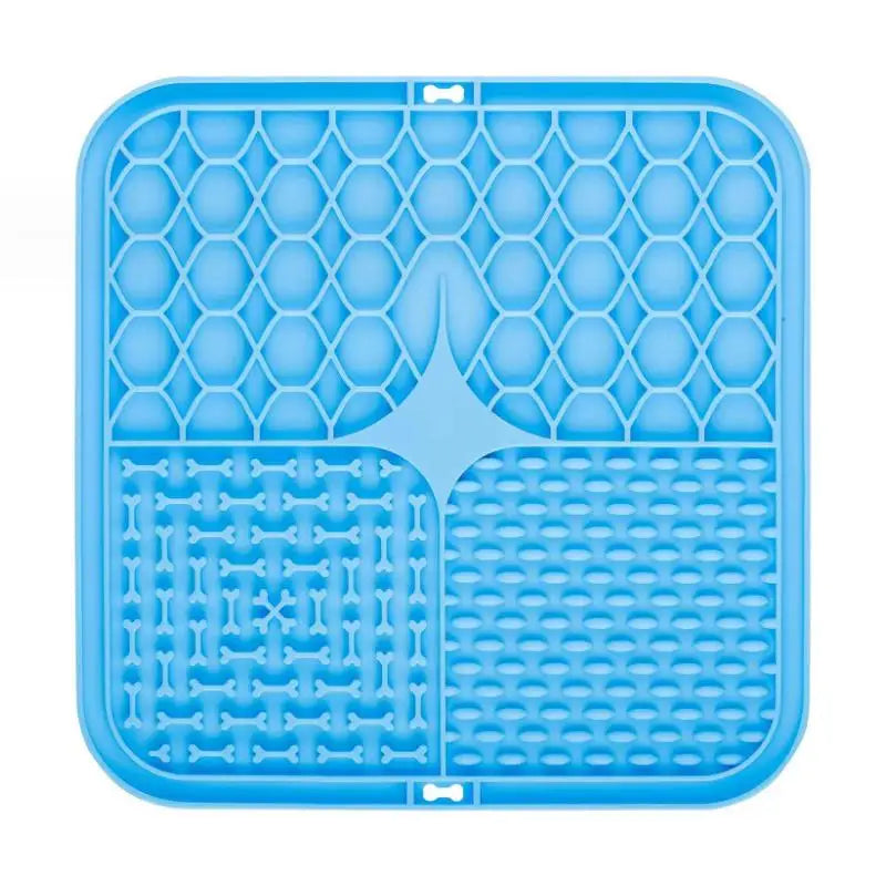 Pet Lick Silicone Mat Dogs Pet Slow Food Plate for Dog Bathing Distraction Silicone Dog Sucker Food Training Dog Feeder Supplies