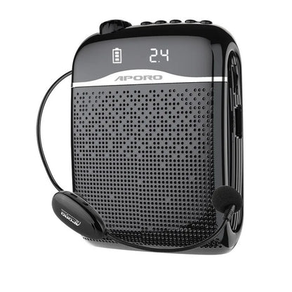 20W 2.4G Wireless / Wired Voice Amplifier Microphone Bluetooth 5.0 SpeakerTeacher School Tour Guide Portable FM Radio Megaphone