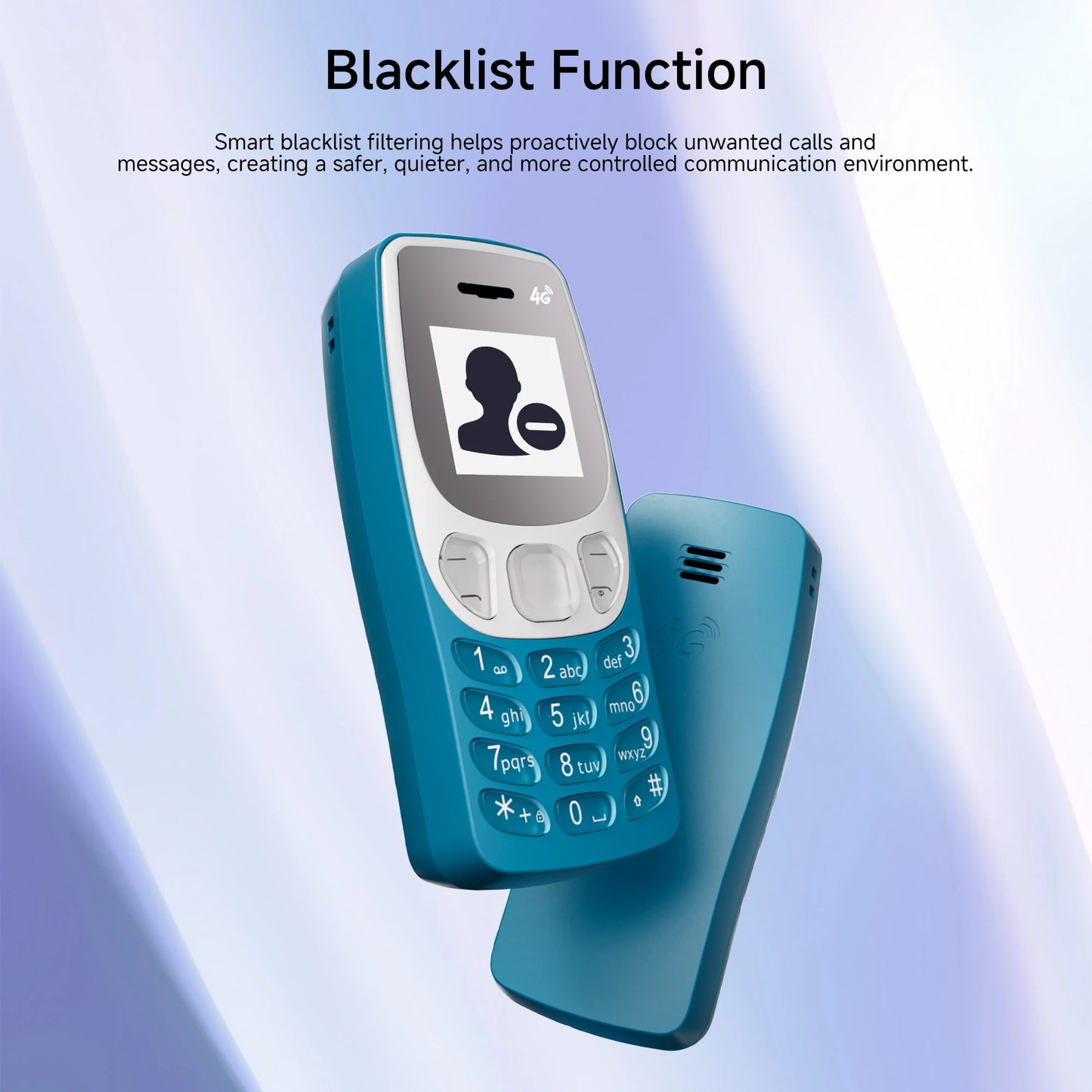 SERVO BM80 LTE 4G Mini Mobile Phone Dual SIM Standby Speed Dial Blacklist Call Recording 0.85" Screen Super Small Phones Back-up