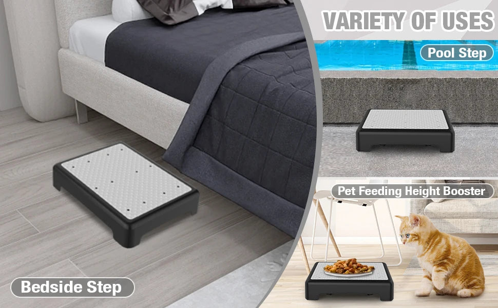 Marchepied de mobilité, plateforme antidérapante pour intérieur et extérieur, rehausseur portable pour adultes et seniors, marchepied de sécurité pour voiture, B