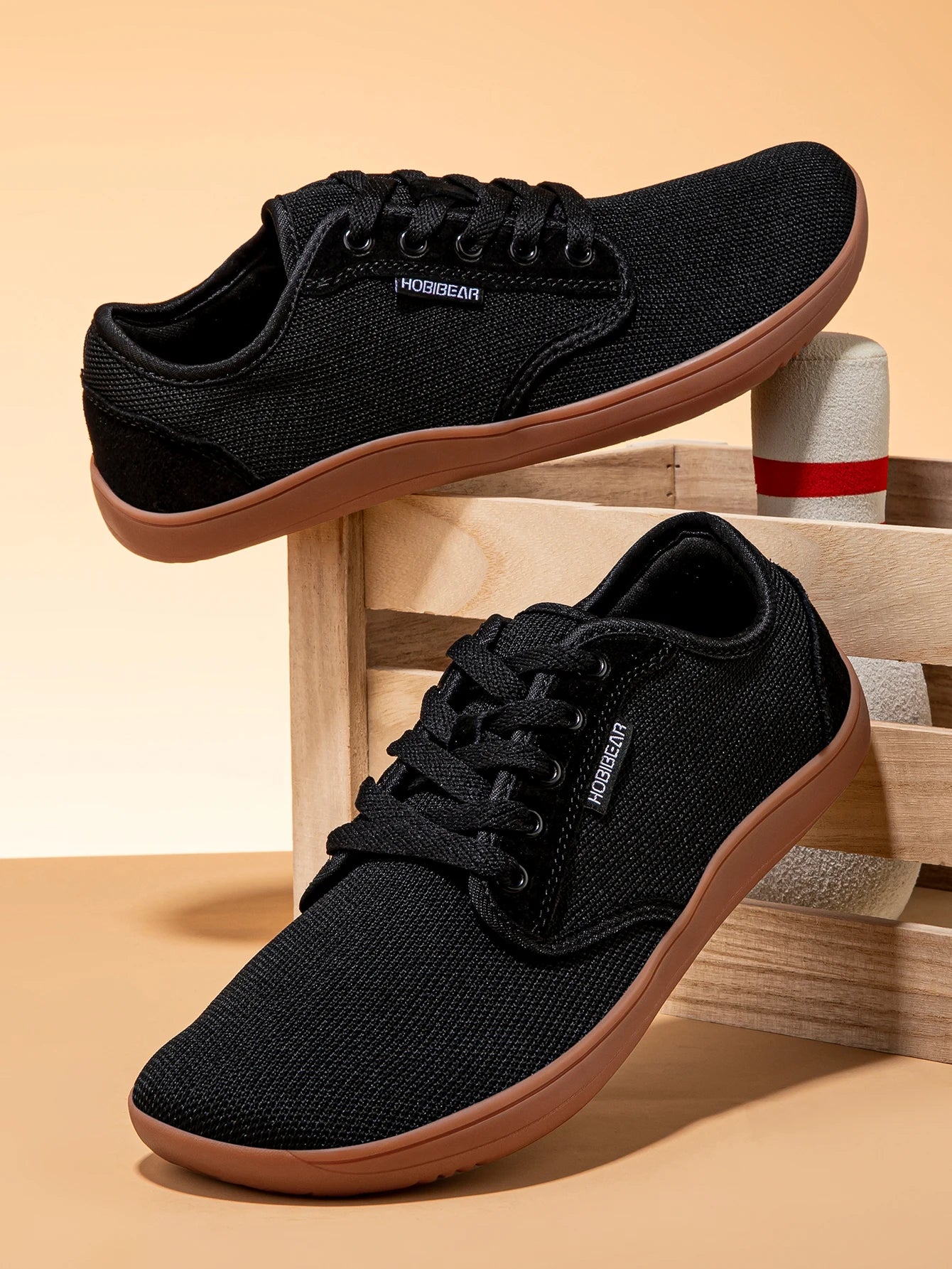 HOBIBEAR Minimalist Barefoot Shoes Unisex Wide Toe Zero Drop Walking Sneakers Mesh Lightweight Breathable Shoes