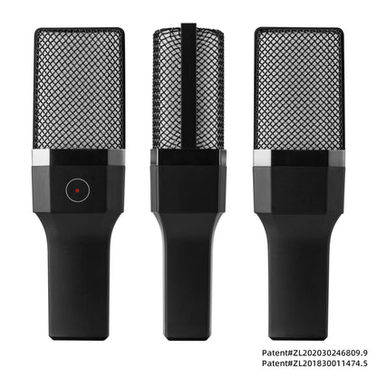 Professional Microphone Condenser Gaming Mic PC Laptop Computer USB Wired Streaming Studio Podcast Mike Kit Gamer RGB PC Karaoke
