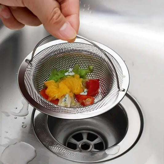 1Pc Stainless Steel Kitchen Sink Filter, Garbage Food Residue/Hair Catcher, Keep Your Bathtub by PDG ibma