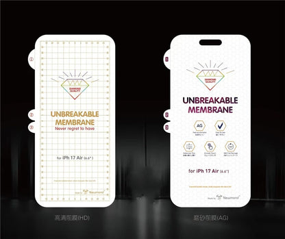 2pcs/set HD Matte Transparent Soft Hydrogel Film Screen Protector for iPhone 17 Air Pro Max Front Back UNBreakable Membrane Film