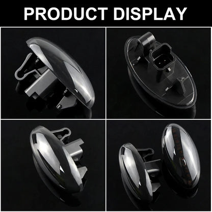 2PCS For Peugeot 107 1007 108 206 307 407 607 Partner Traveller Expert LED Side Marker Light Turn Signal Repeater Lamp