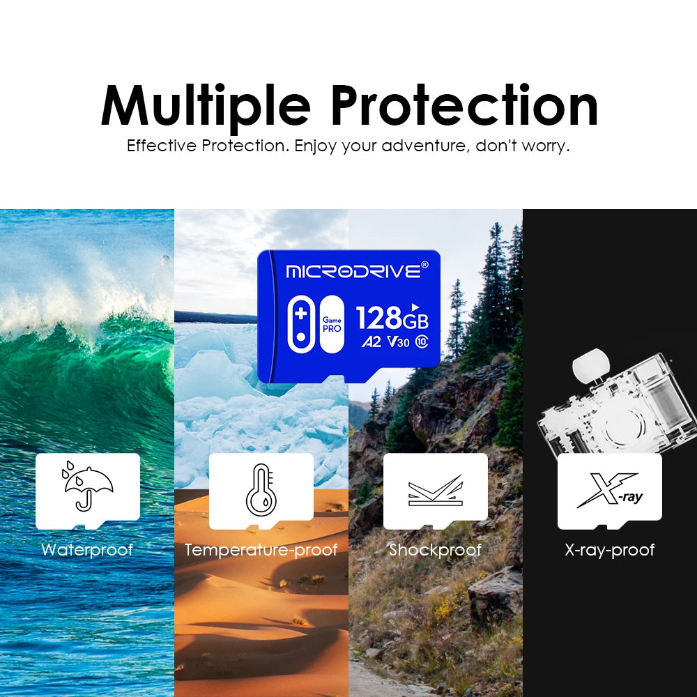 High speed memory card 32GB 50GB 64GB Class 10 Mini sd card flash usb mini pen drive TF card 100GB 128GB for Smartphone