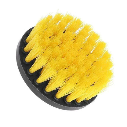2/3.5/4/5'' Electric Scrubber Brush Drill Brush Kit Plastic Round Cleaning Brush Tool for Carpet Glass Car Tires Nylon Brushes