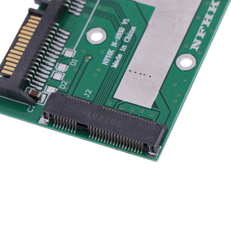 MSATA SSD to 2.5'' SATA 6.0gps module adapter converter card board mini pcie ssd