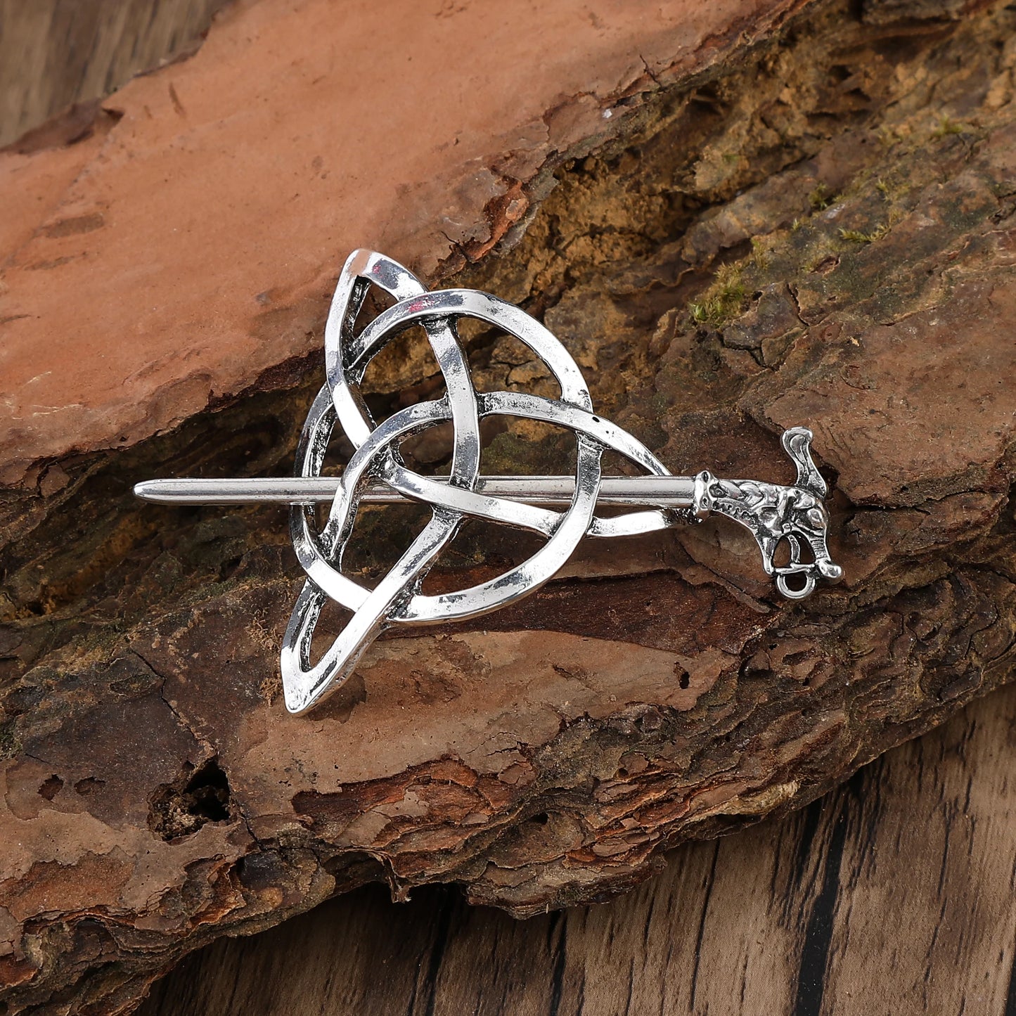 Viking Retro Dragon Hairpin Celtic Knot Hairpin Scandinavian Norwegian Style Hair Accessories Party Accessories Valentine's Day Mother's Day Birthday Gift