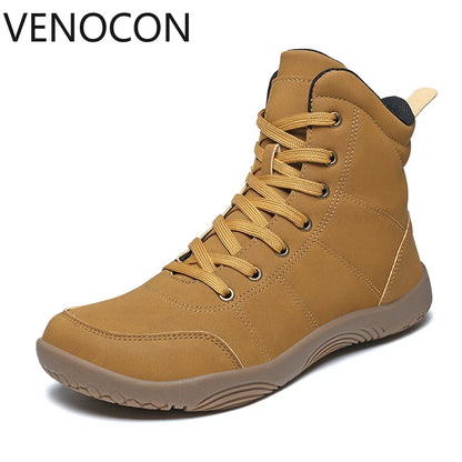 VENOCON Adult Barefoot Combat Sneakers Winter Man Men's Wide Toe Nose Walking Hiking Trail Boots Shoes Footwear For Women