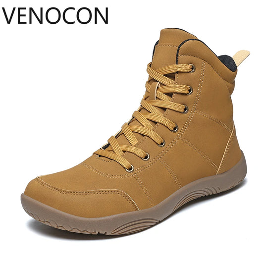 VENOCON Adult Barefoot Combat Sneakers Winter Man Men's Wide Toe Nose Walking Hiking Trail Boots Shoes Footwear For Women