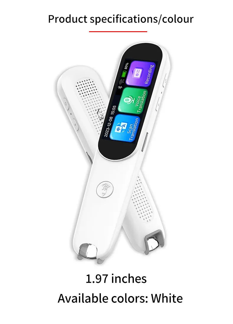 SD02 Intelligent Translation Machine Offline Chinese English Scanning with 112 Multilingual Translation Pens