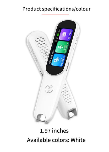 SD02 Intelligent Translation Machine Offline Chinese English Scanning with 112 Multilingual Translation Pens