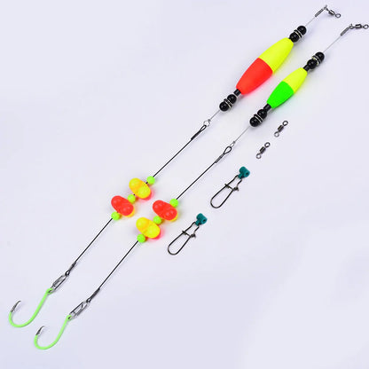 PROBEROS 5pcs 6/0 8/0 10/0 Artificial Catfish Rigs with Rattler High Quality Fishing Equipment  for Freshwater Fishing Wholesale