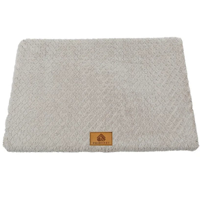 Memory Foam Pet Bed with Removable Washable Faux Fur Cover Orthopedic Waterproof Dog Bed for Crate Anti-Slip Bottom Dog Beds