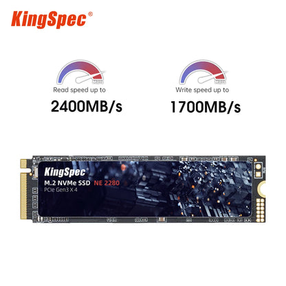 KingSpec M2 PCIe4.0 NVMe SSD 512G 1TB 2TB PCIe3.0 500g 4tb Hard Drive Hard Drives Hdd Disk hd for Laptop Desktop PS4 PS5