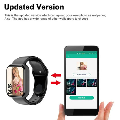 Watch Bluetooth Pro Smart Fitness Tracker Sports Watch Heart Rate Monitor Blood Pressure Smart Watch Bracelet for Android IOS