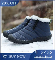 new women's shoes winter tide brand snow boots women  velvet thick warm short boots waterproof non-slip big cotton shoes