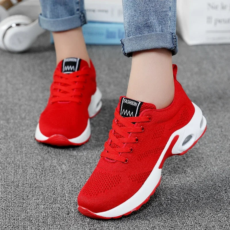 MAEDEF New Fashion Ladies Casual Shoes Summer Light Mesh Breathable Shoes Women's Sports Shoes Outdoor Anti-slip Training Shoes