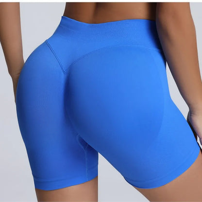 Impact Shorts Women High Waist Hip Lifting Yoga Short Fitness Seamless Elastic Workout Wear Woman Yoga Shorts Gym Female