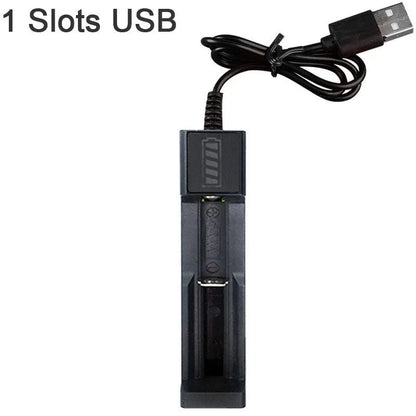 1 / 2 / 4 Slots 18650 Lithium Battery Charger for 18650 Charging 3.7 / 4.2 V Rechargeable Multi-Slot Battery Charger